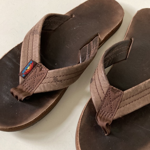 GUC Rainbow Sandals in Women's Size 6 - Single Layer Premier Leather Sandal - Picture 6 of 7